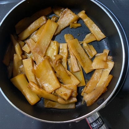 レシピどおりにやったらお馴染みの味付けメンマになりました。メンマが苦手な娘も美味しい！ってペロリ。ありがとうございました。